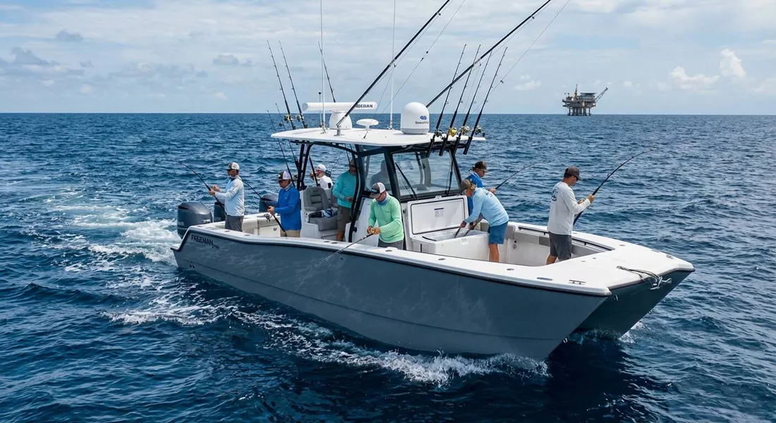 What Makes the Freeman 37VH Ideal for Offshore Fishing in the Gulf